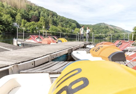 Tretbootverleih Staubecken Heimbach, © Eifel-Tourismus GmbH, AR, shapefruit AG Tretbootverleih Staubecken Heimbach, © Eifel-Tourismus GmbH, AR, shapefruit AG
