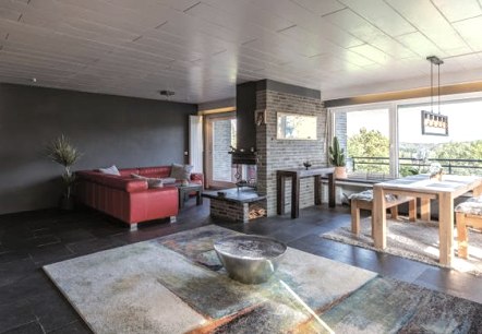Wohnzimmer mit Panoramablick FeWo 2 Wohnzimmer mit Panoramablick FeWo 2