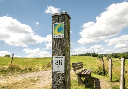 Wegmakierung, © Eifel Tourismus GmbH, Dominik Ketz Wegmakierung, © Eifel Tourismus GmbH, Dominik Ketz