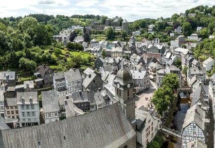 Über den Dächern von Monschau, © Eifel-Tourismus Gmbh, Dominik Ketz Über den Dächern von Monschau, © Eifel-Tourismus Gmbh, Dominik Ketz