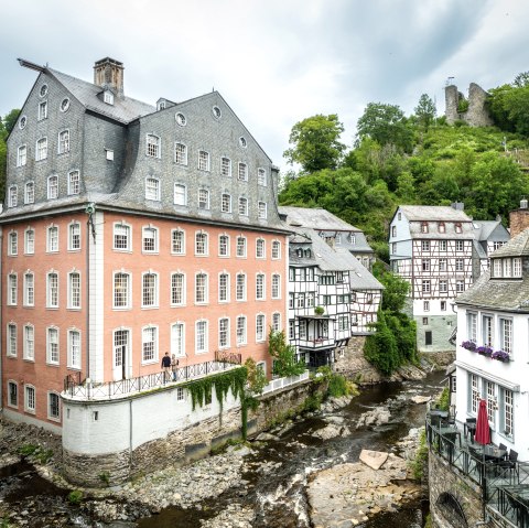 Monschau-Rotes Haus- vogelperspektive-(c) Eifel Tourismus GmbH- Dominik Ketz-, © Eifel-Tourismus GmbH, Dominik Ketz