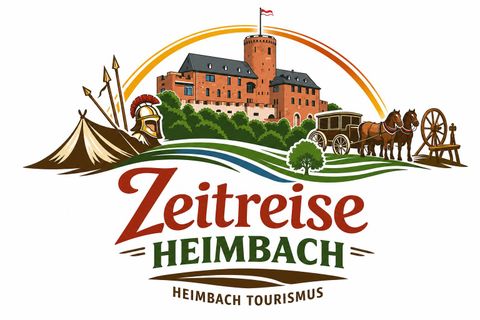 Eine ruhige Flusslandschaft mit einer Steinbrücke und umgeben von üppigem Grün. Im Hintergrund sind sanfte Hügel und ein Gebäude sichtbar.