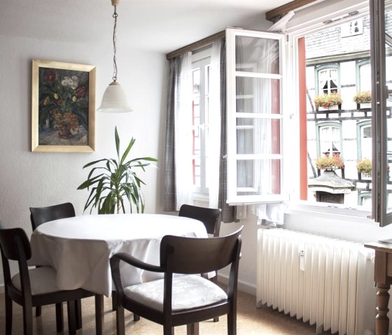 App. "Rur-Blick" Coin repas dans le salon