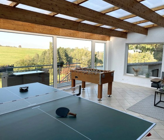 Enjoy leisure time in the conservatory, © Eifel-Ferienhaus Landblick