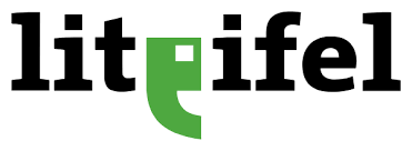 Een creatief logo met de tekst "lit eifel". Het combineert zwarte en groene kleuren voor een moderne uitstraling.