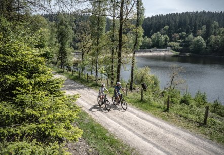 Mit dem Fahrrad rund um die Kalltalsperre, © Städteregion Aachen, Dennis Stratmann