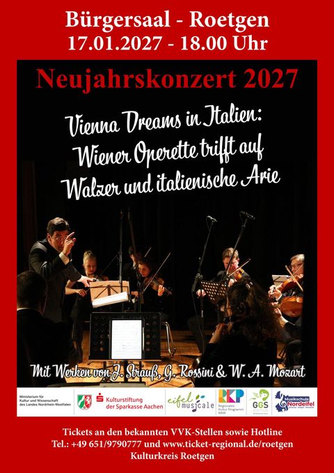 Ein Plakat für die 6. Roetgener Blues- und Rocknacht im Bürgersaal. Das Event findet am 14. November 2026 statt und beginnt um 20:00 Uhr.