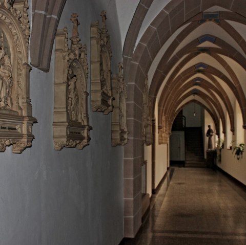Blick in die Abtei Mariawald